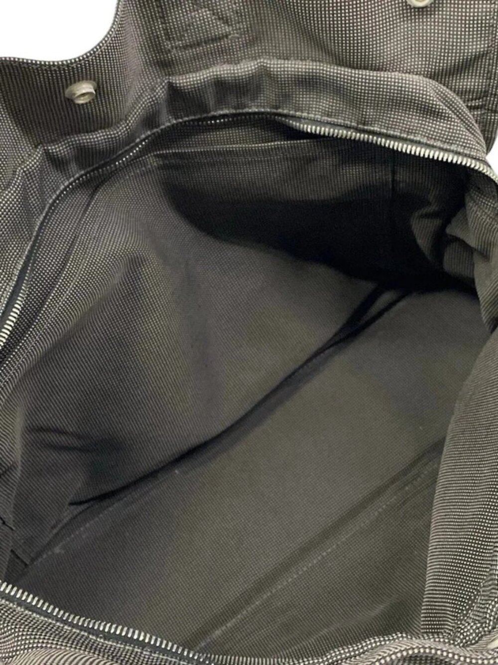 HERMES Her Line Tote MM Gray Polyamide Polyester Tote Bag - Picture 7 of 13